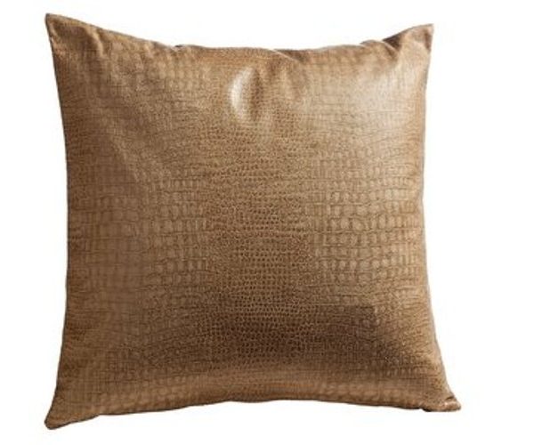 4 Stück Gözze hochwertige Deko Kissenhülle Marmor Optik braun ca. 40x40cm