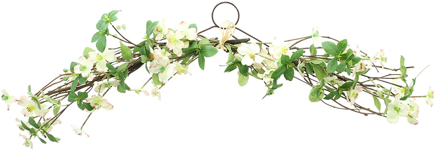 XL Wandgesteck Blumengesteck Türdekoration künstliche Kirschblüte ca. 66 cm 3 XL Wandgesteck Blumengesteck Türdekoration künstliche Kirschblüte ca. 66 cm – Bild 3