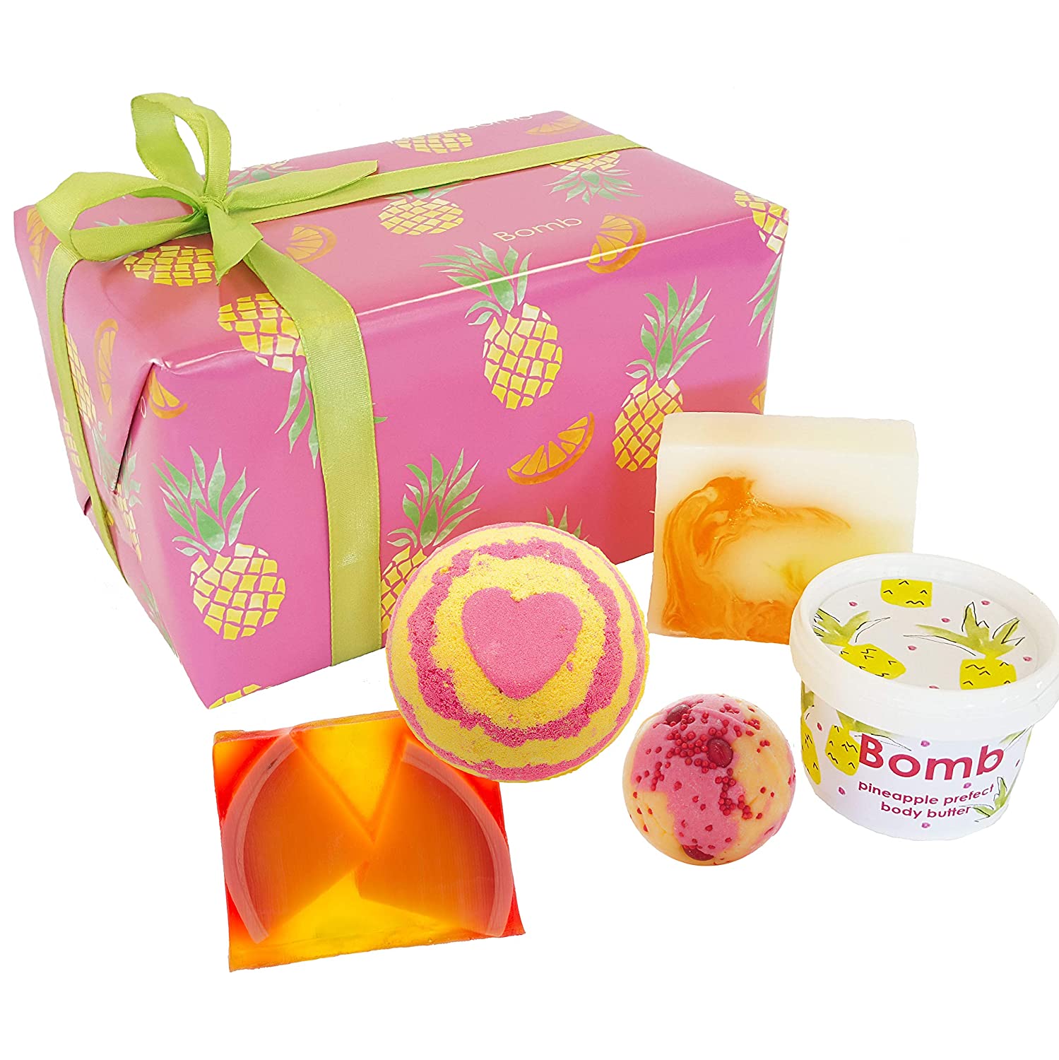 Bomb Cosmetics Totally Tropical Geschenkpackung Bade & Körperpflege handgefertigt 5 Tlg. 530 g 1 Bomb Cosmetics Totally Tropical Geschenkpackung Bade & Körperpflege handgefertigt 5 Tlg. 530 g