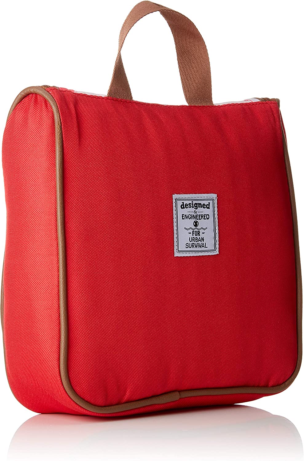 F 23 Kulturbeutel mit Henkel Flamingo beige/Koralle 24 x 8 x 25 cm 2 F 23 Kulturbeutel mit Henkel Flamingo beige/Koralle 24 x 8 x 25 cm – Bild 2