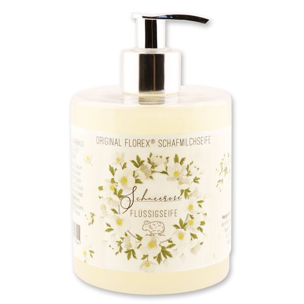 Alternative view of Florex Schneerose Schafmilch Flüssigseife 500 ml – Sanfte Pflege mit Bio-Schafmilch