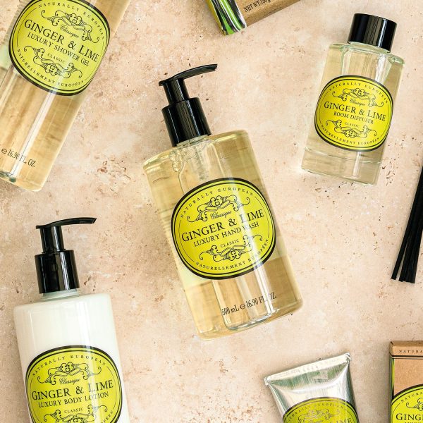 Naturally European Flüssigseife – Ginger & Lime (500 ml) 6 9a8e2ee65d4c056b5fca19ae5a70c6ee3e97fe10 1
