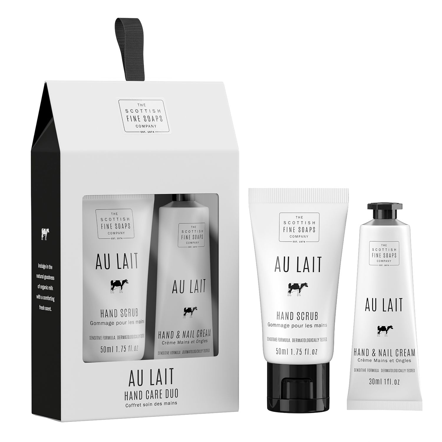 The Scottish Fine Soaps Au Lait Hand Care Duo Hand Therapy 1 The Scottish Fine Soaps Au Lait Hand Care Duo Hand Therapy