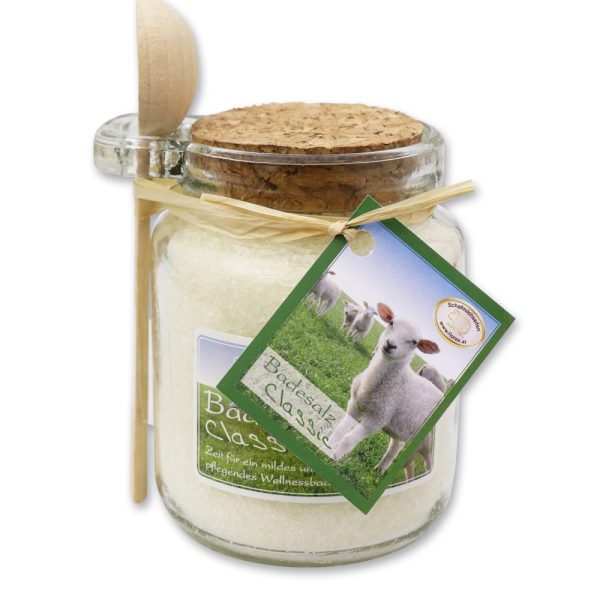 Alternative view of Florex Badesalz Badezusatz Schafmilch Classic Glas mit Holzlöffel 300 g