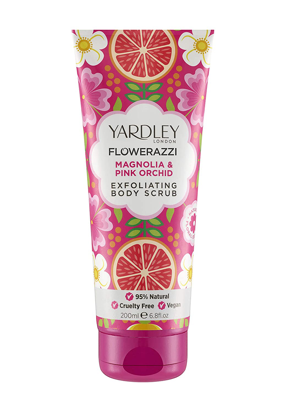 Yardley London Flowerazzi Peeling Magnolie und rosa Orchidee 200 ml 1 Yardley London Flowerazzi Peeling Magnolie und rosa Orchidee 200 ml