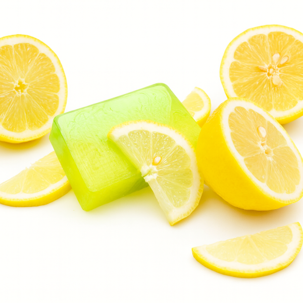 Nesbel Seife Zitrone – klar & zitrusfrisch | Glycerin & Ziegenmilch (100 g)