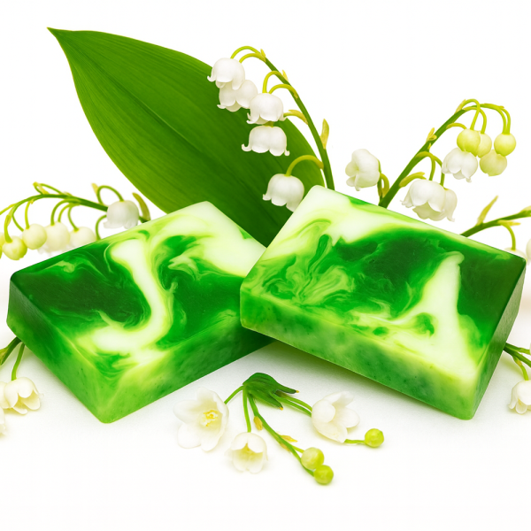 Nesbel Seife Maiglöckchen – frisch & blumig | Glycerin & Ziegenmilch (100 g)