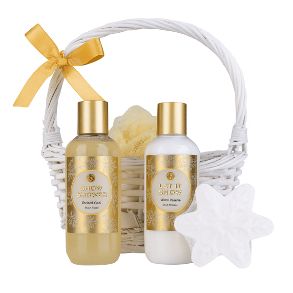 Alternative view of Accentra Winter Magic Geschenkset im Korb mit Duschgel, Bodylotion und Badezubehör