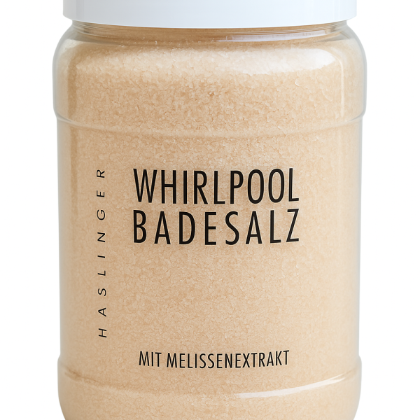 Haslinger Whirlpool Badesalz mit Melissen Extrakt 1000 g