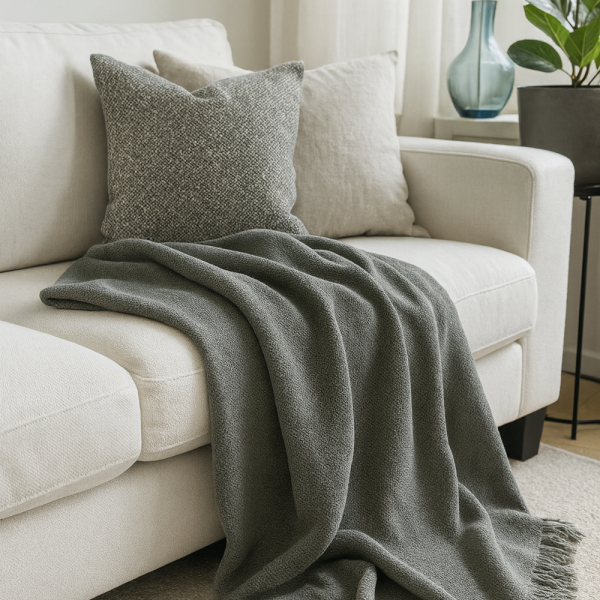 Alternative view of Guido Maria Kretschmer Home & Living Wohndecke, 100% Baumwolle, 220x250 cm, Cotton made in Africa