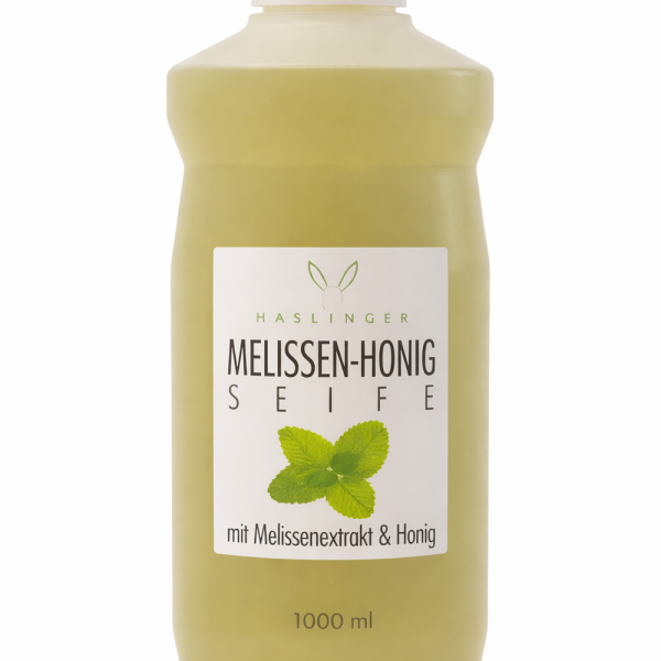 Haslinger Melissen-Honig Flüssigseife – Nachfüller 1000 ml