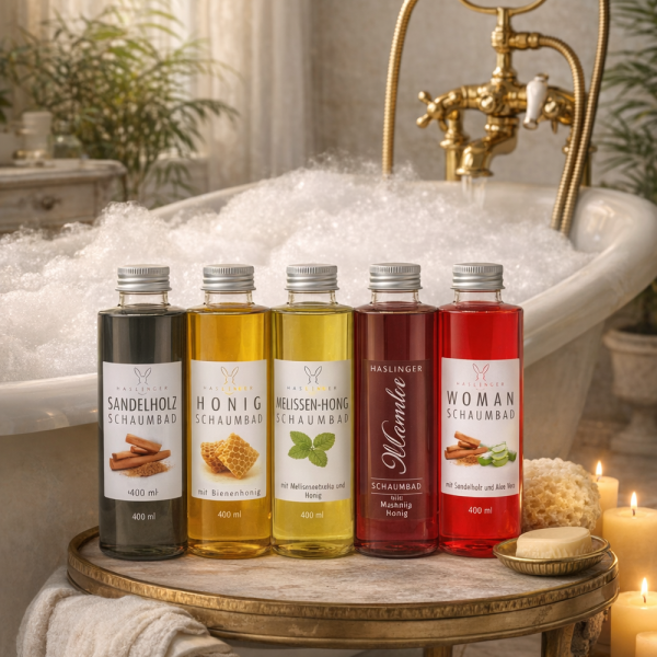 Alternative view of Haslinger Schaumbad Manuka Honig 400 ml  – Pflegendes Wellnessbad mit wertvollem Honig