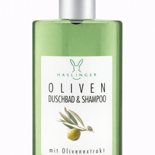 Haslinger Oliven Shampoo & Duschbad mit Olivenextrakt 200 ml