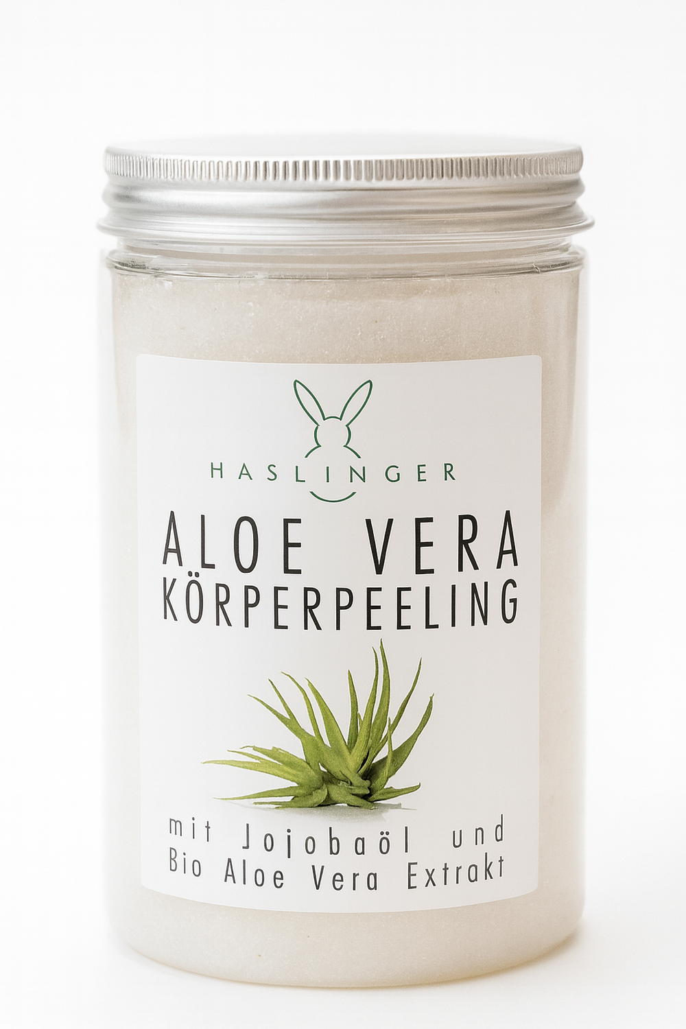 Haslinger Aloe Vera Körperpeeling Jojobaöl und Bio Aloe Vera Extrakt 450 g 1 Haslinger Aloe Vera Körperpeeling Jojobaöl und Bio Aloe Vera Extrakt 450 g