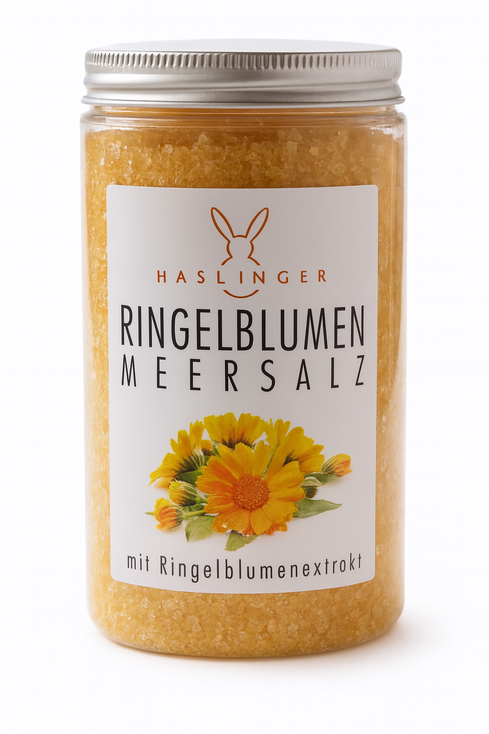 Haslinger Ringelblumen Meersalz Badezusatz mit Ringelblumenextrakt 450 g 1 Haslinger Ringelblumen Meersalz Badezusatz mit Ringelblumenextrakt 450 g