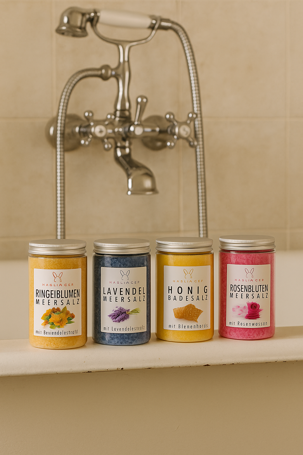 Haslinger Honig Badesalz Badezusatz mit Bienenhonig 450 g 3 Haslinger Honig Badesalz Badezusatz mit Bienenhonig 450 g – Bild 3