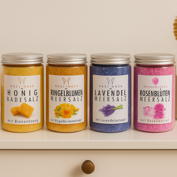 Alternative view of Haslinger Honig Badesalz Badezusatz mit Bienenhonig 450 g