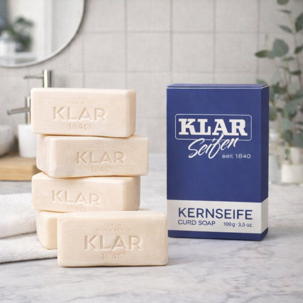 Alternative view of Klar’s Kernseife 5er Set – 500 g | Vielseitige Reinigung aus pflanzlichen Ölen