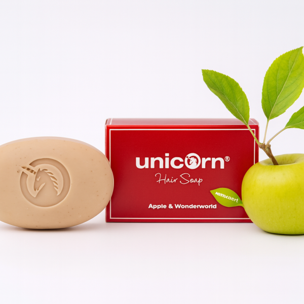 Unicorn Bio Apfel-Haarseife mit Goethepflanzen-Extrakt 100 g