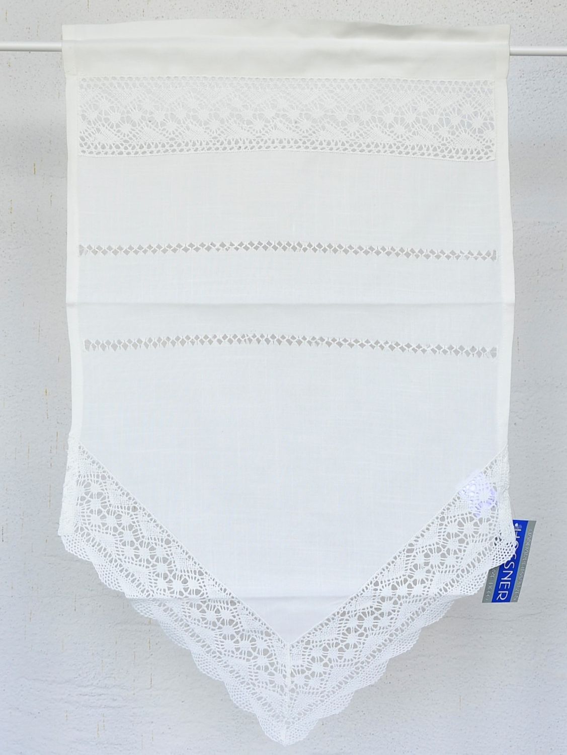 Hossner Fensterdeko 1 Stück Panneaux Scheibengardine Spitze creme-weiß 1 Hossner Fensterdeko 1 Stück Panneaux Scheibengardine Spitze creme-weiß