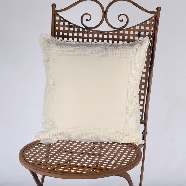 Alternative view of Hossner Kissenhülle Blumenfein Shabby Vintage Landhaus creme gehäkelt 40x40 cm