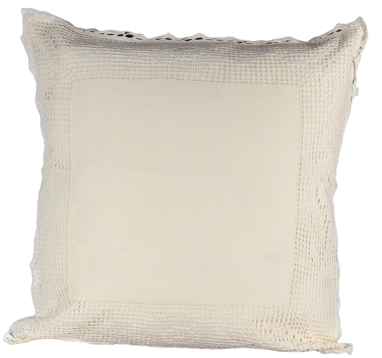 Hossner Kissenhülle Blumenfein Shabby Vintage Landhaus creme gehäkelt 40x40 cm 1 Hossner Kissenhülle Blumenfein Shabby Vintage Landhaus creme gehäkelt 40x40 cm