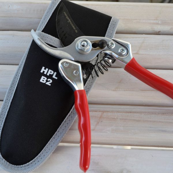 HPL Gartenschere Bypass B2 Profischere für Holz und Stauden bis 28 mm + praktische Gürteltasche 10 DSC2021 2