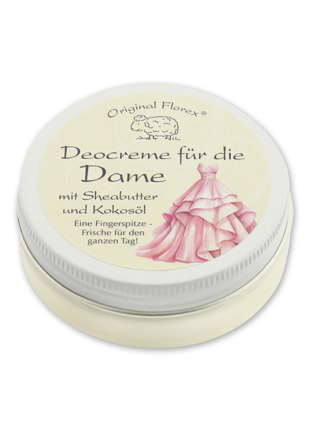 Florex Deocreme Samt für die Dame mit Sheabutter und Kokosöl 40 ml 1 Florex Deocreme Samt für die Dame mit Sheabutter und Kokosöl 40 ml