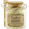 Florex Badesalz Eisenkraut grob mit Schafmilch im dekorativen Glas mit Holzlöffel 300 g