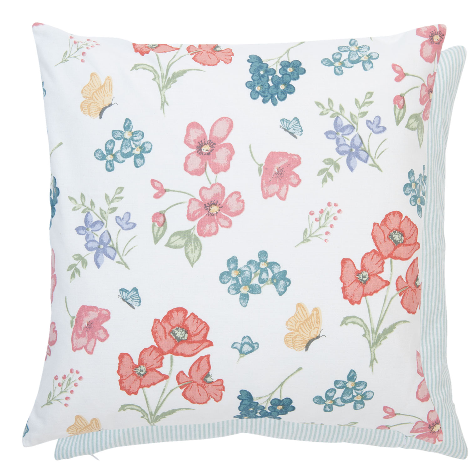 Clayre & Eef FF21 Kissenhülle/Dekokissen Blumen Motiv 40 * 40 cm 1 Clayre & Eef FF21 Kissenhülle/Dekokissen Blumen Motiv 40 * 40 cm