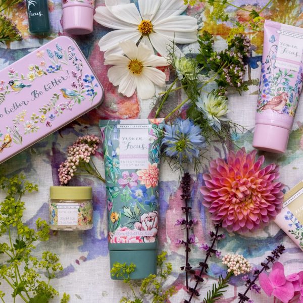 Heathcote & Ivory Flower of Focus Top to Toe Set 130 ml Lavendel Orange Rosmarin 5 FlowerFocus LR 261 2 3