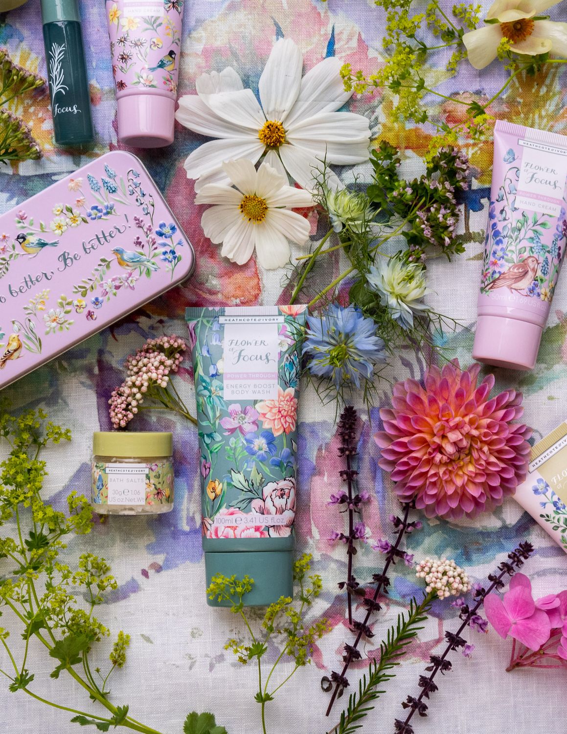 Heathcote & Ivory Flower of Focus Top to Toe Set 130 ml Lavendel Orange Rosmarin 3 Heathcote & Ivory Flower of Focus Top to Toe Set 130 ml Lavendel Orange Rosmarin – Bild 3