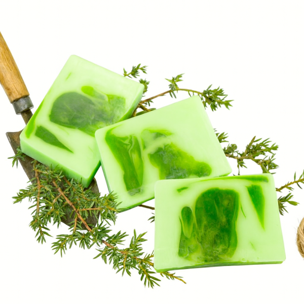 Nesbel Seife Grüner Garten – frisch & krautig | Glycerin & Ziegenmilch (100 g)