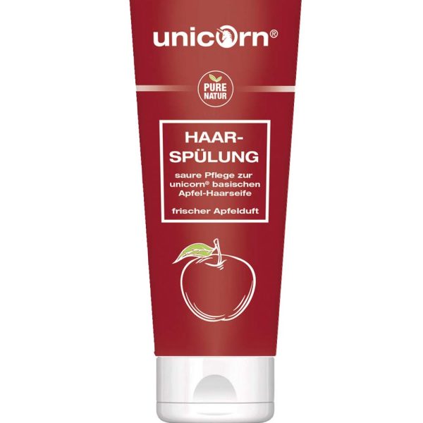 Alternative view of Unicorn Haarpflege-Set Bio Apfel-Haarseife und Sauer-Haarspülung 250 g
