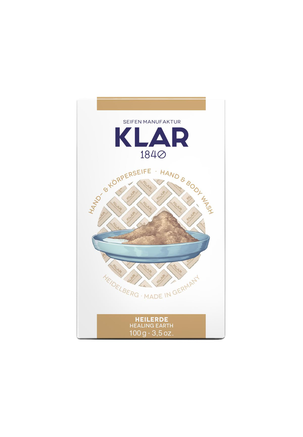 Klar's Seife Heilerde Seife palmölfrei 100 g 2 Klar's Seife Heilerde Seife palmölfrei 100 g – Bild 2