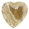 Onyx Schale Dekoschale Herzschale ca. 15x15x3 cm