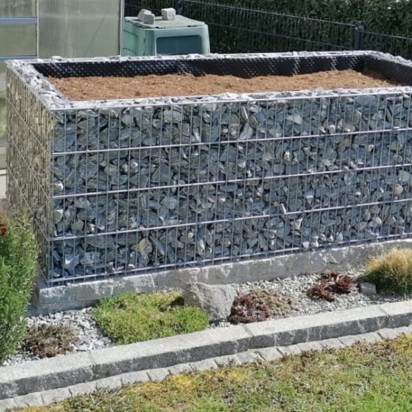 Verbinderset für Hochbeet LxBxH 251x136x83 cm Doppelstabgitter 8/6/8+6/5/6 mm