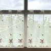 Hossner Scheibengardine Panneaux mit Rosenblüten creme H/B 50x120 cm 2 IMG 3020