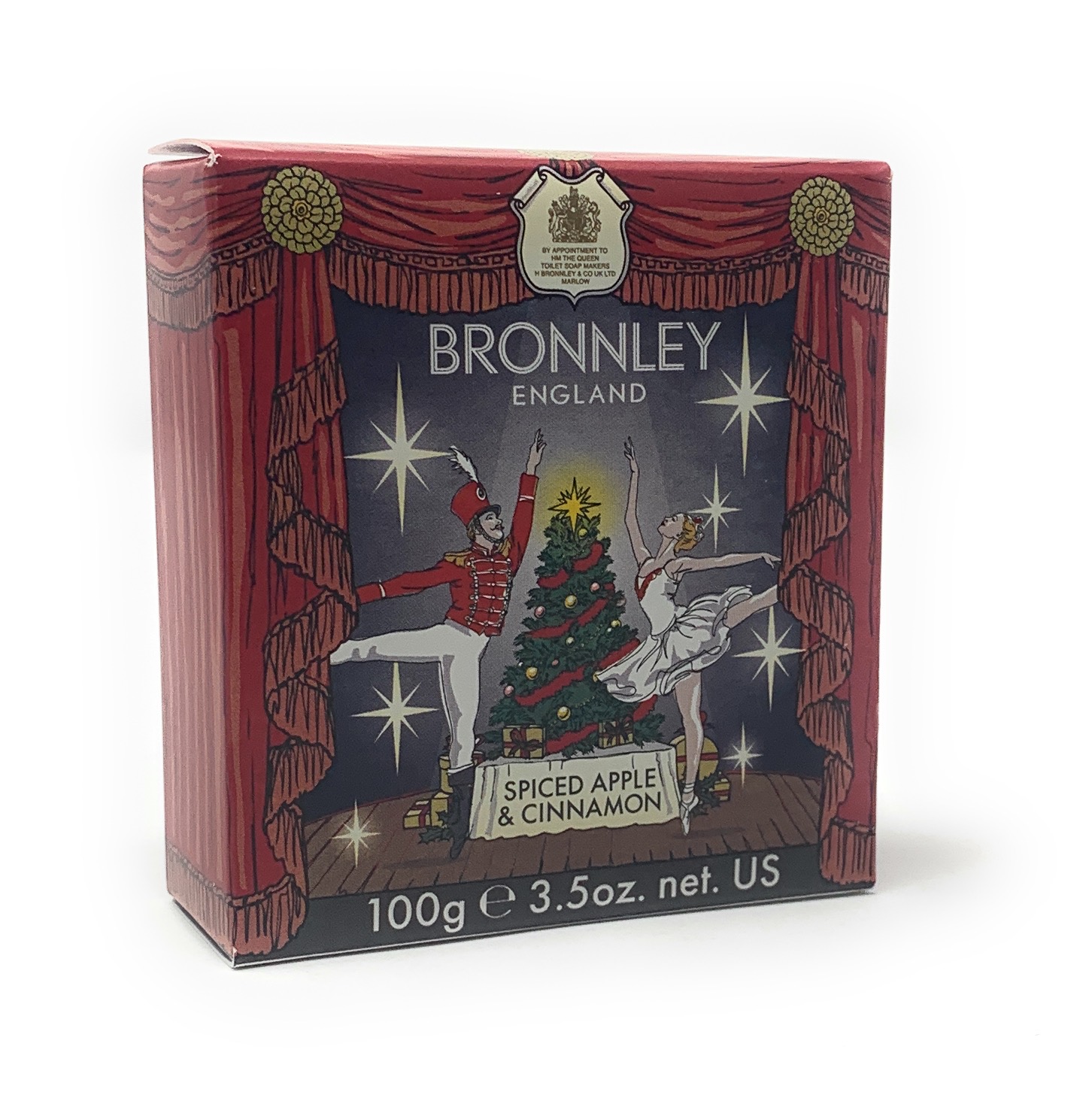 Bronnley Luxus Seife Apple & Cinnamon in Geschenkbox 100 g 2 Bronnley Luxus Seife Apple & Cinnamon in Geschenkbox 100 g – Bild 2