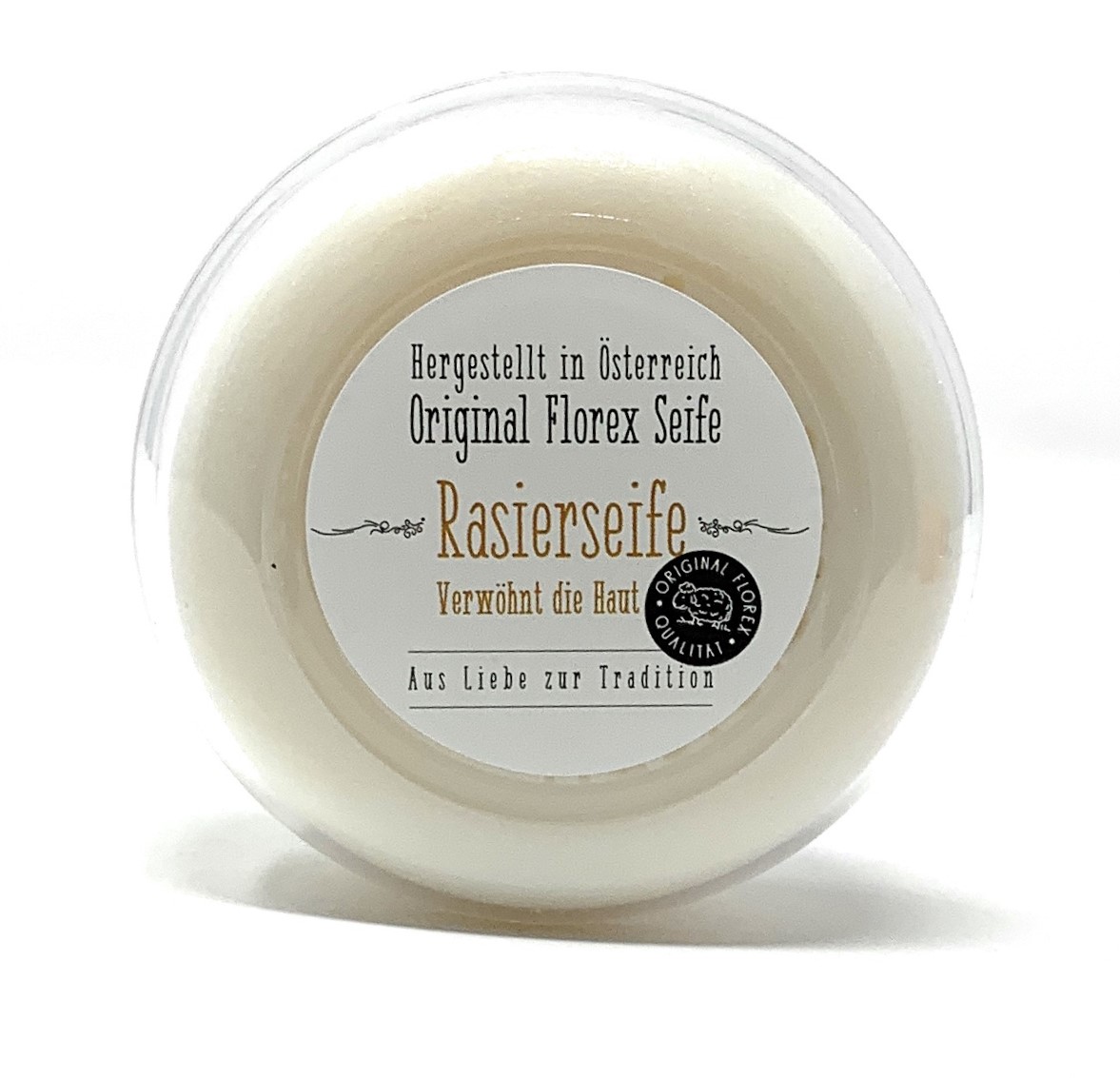 Florex Herren Rasierseife mit Bio Schafmilch in Dose 100 g 1 Florex Herren Rasierseife mit Bio Schafmilch in Dose 100 g