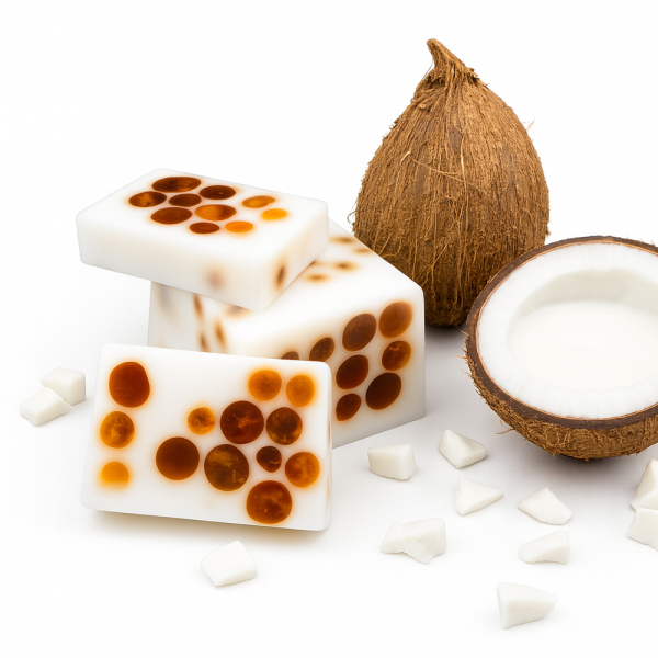 Nesbel 3 Stück Glycerin Duschseife mit Ziegenmilch Kokosnuss 300 g