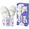 Yardley London English Lavender Geschenk Set Pflegeset 250 ml 3 Lavender Bath und Body Set with Slippers Angled Products 1 Kopie