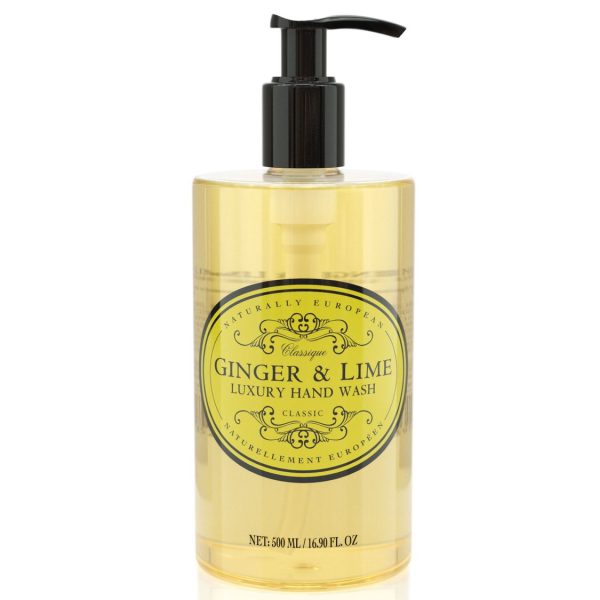 Naturally European Flüssigseife – Ginger & Lime (500 ml)