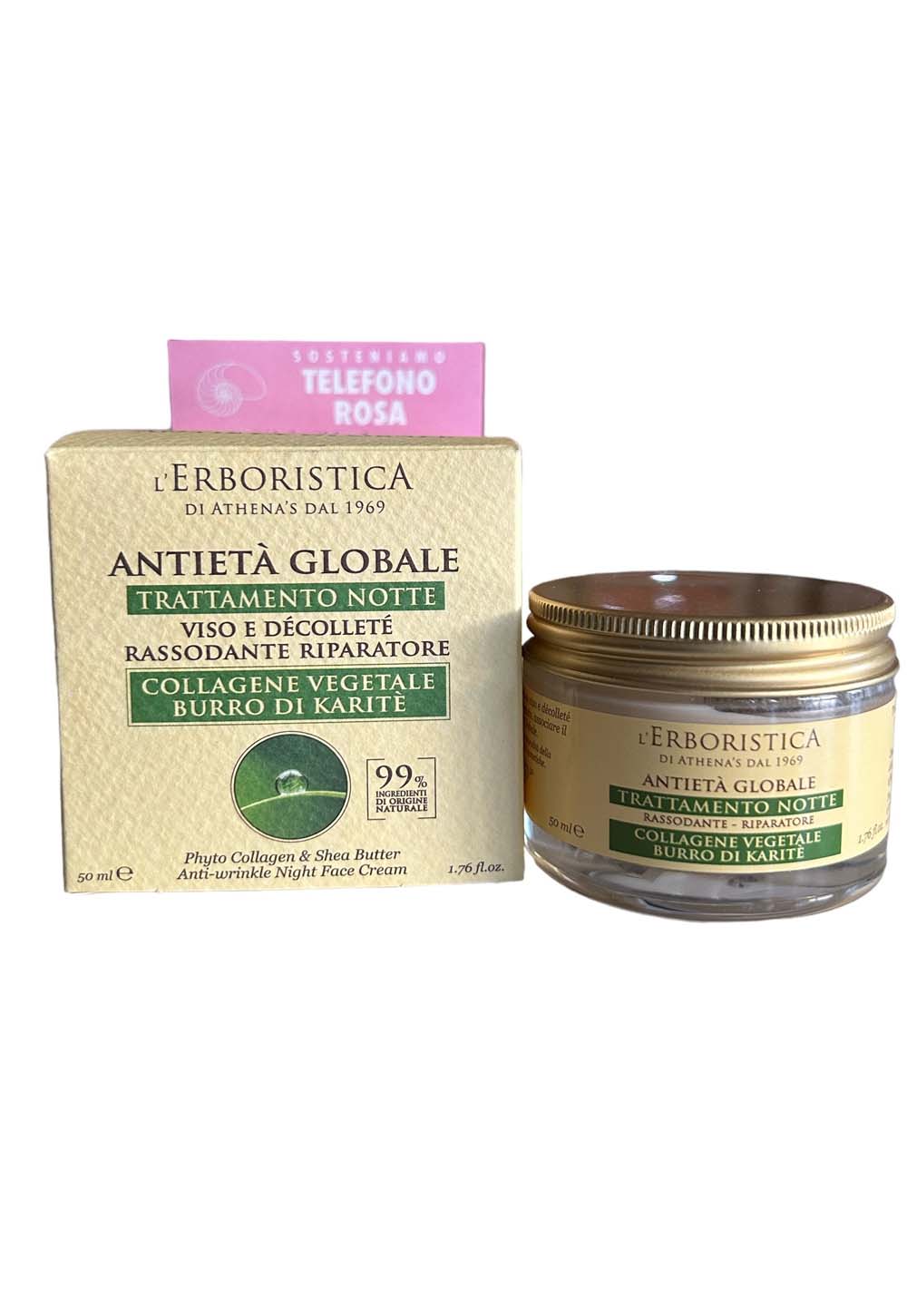 L'Erboristica Anti Falten Nachtcreme für Gesicht und Dekollete 50 ml 2 L'Erboristica Anti Falten Nachtcreme für Gesicht und Dekollete 50 ml – Bild 2