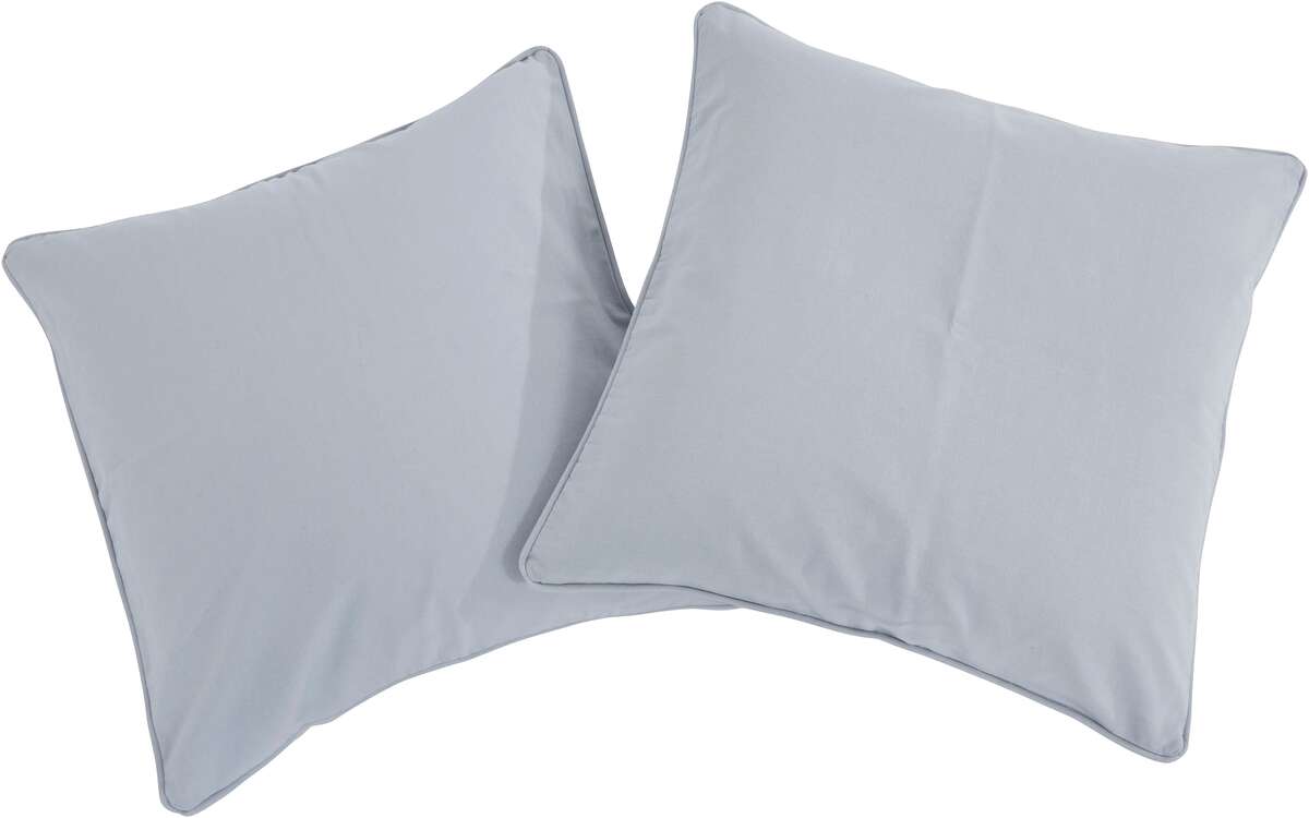 Nesbel Kissenhülle Kissenbezug Uni Modern hellblau 1 Stk. 50x50 cm 2 Nesbel Kissenhülle Kissenbezug Uni Modern hellblau 1 Stk. 50x50 cm – Bild 2