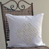 Romantische Kissenhülle echte Spitze Handarbeit Vintage Landhaus 50x50 cm 11 Otto 3
