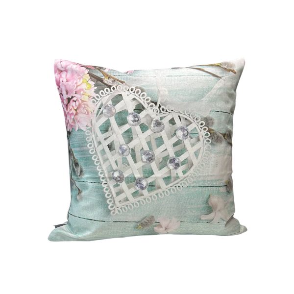 Hossner Kissenhülle Freya bedruckt Landhaus Stil 45x45 cm