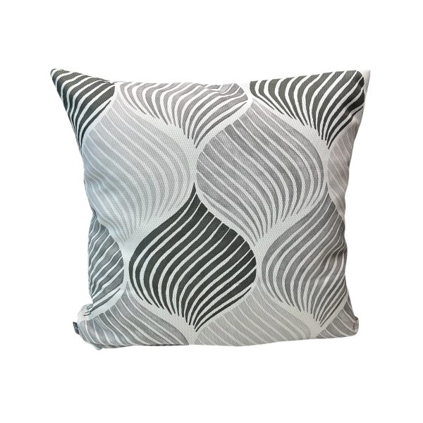 Hossner Kissenhülle Salvador grau bedruckt