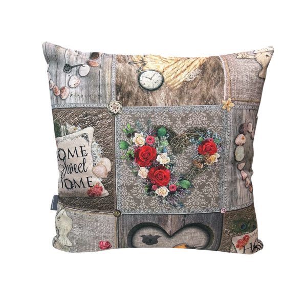 Hossner Kissenhülle Dekokissen Home Sweet Home 40x40 cm