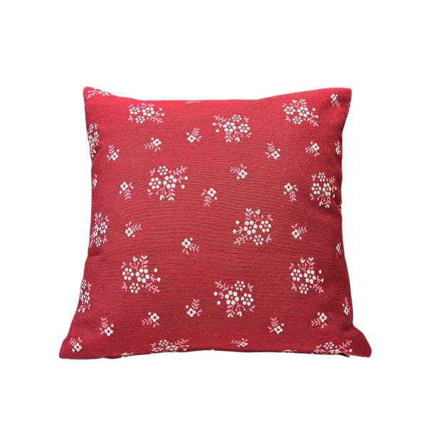 Hossner Kissenhülle Dekokissen Kufstein rot 40x40 cm